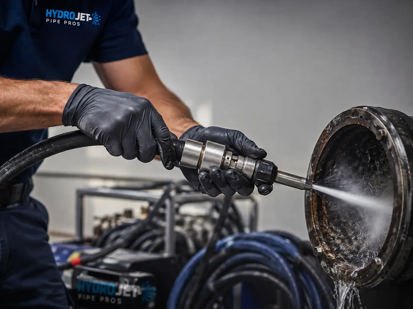 Hydro Jet Pipe Descaling in Seabeck, WA